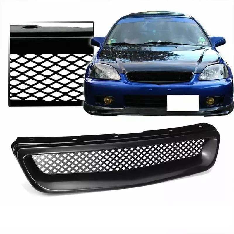Honda Civic Mesh Grille 28 Inch 1999 - 2000 - Car Front Hood Grille Grill Car Exterior Mesh Abs | Civic Grille 1