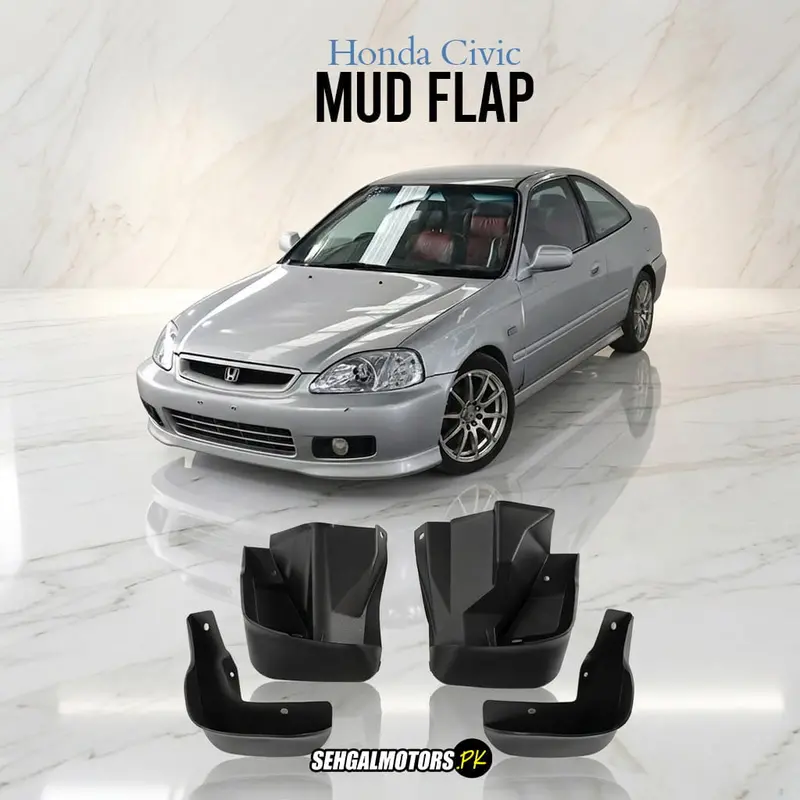 Honda Civic Mud Flaps 4 Pcs 1996 - 2000 1