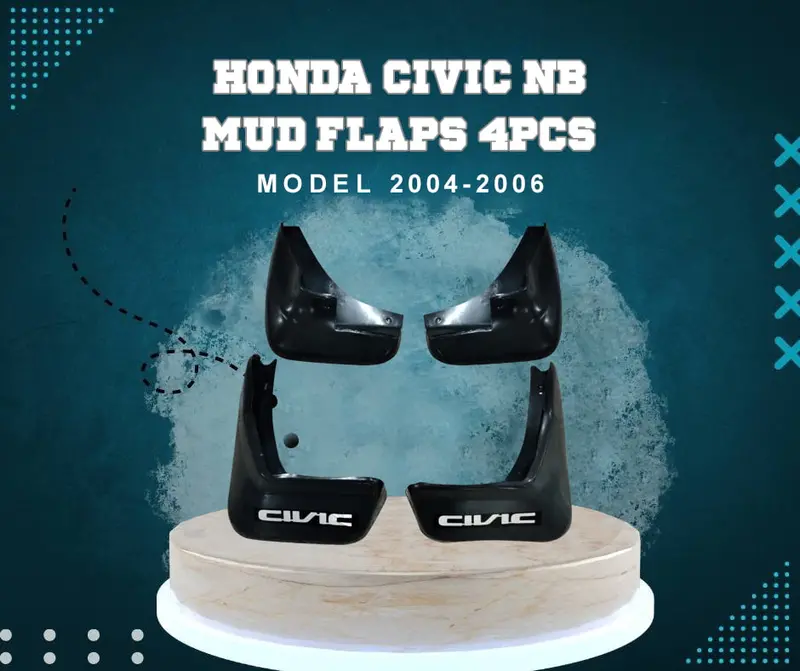 Honda Civic Mud Flaps 4Pcs 2004 - 2006 1