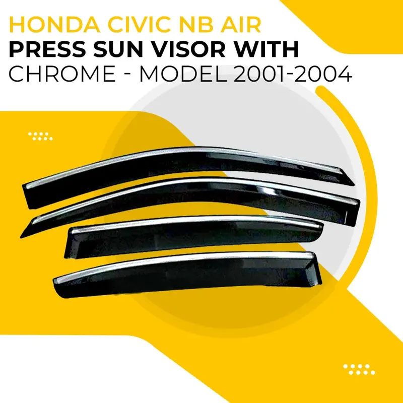 Honda Civic Nb Air Press Sun Visor With Chrome 2001 - 2004 1
