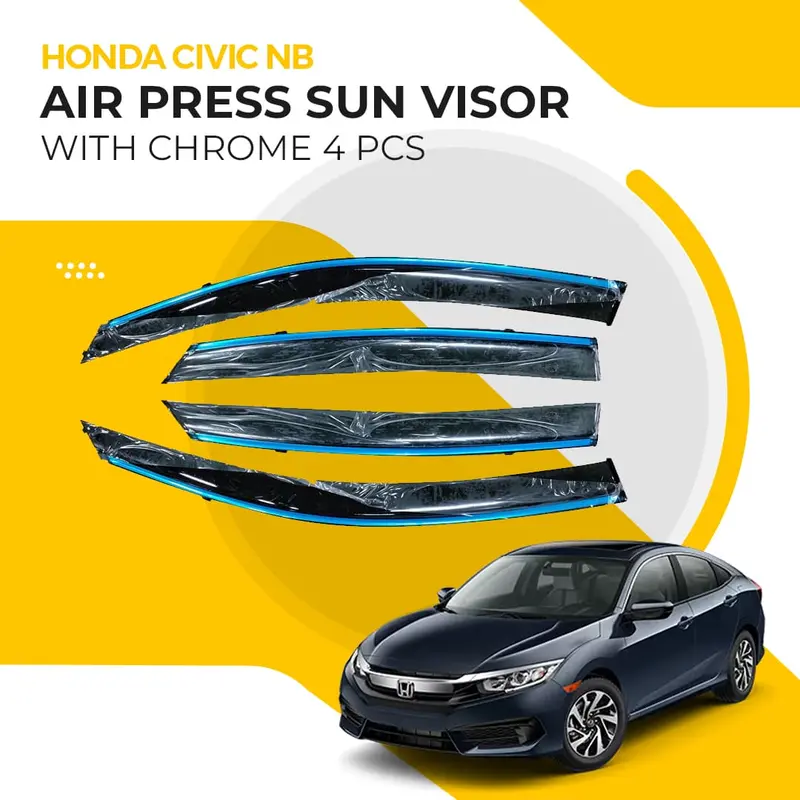 Honda Civic Nb Air Press Sun Visor With Chrome 2016 - 2021 1