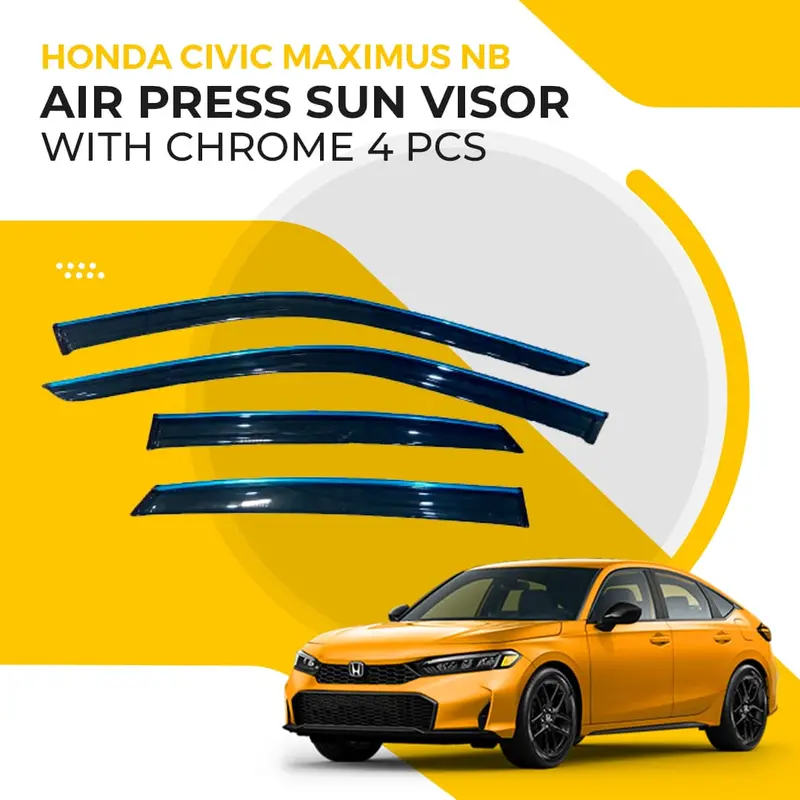 Honda Civic Nb Air Press Sun Visor With Chrome 2022 - 2025 1
