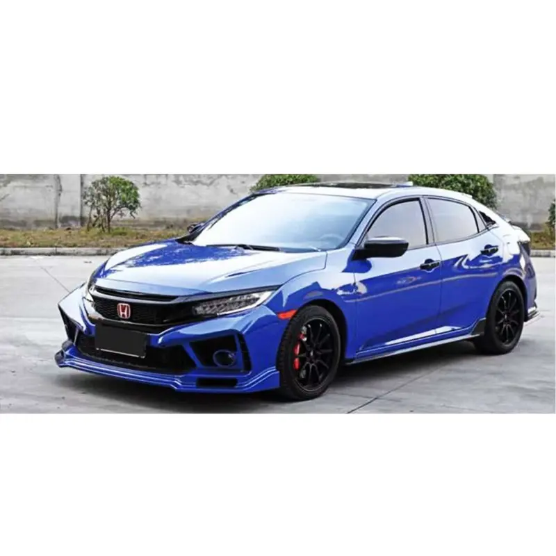 Honda Civic New Fc Rs Style Bodykit Front And Back Bumper 2016 - 2021 2
