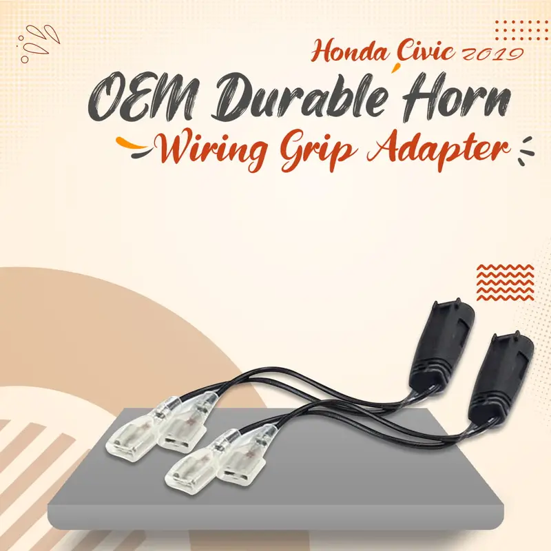 Honda Civic Oem Durable Horn Wiring Grip Adapter Pair Os018 2016 - 2021 1