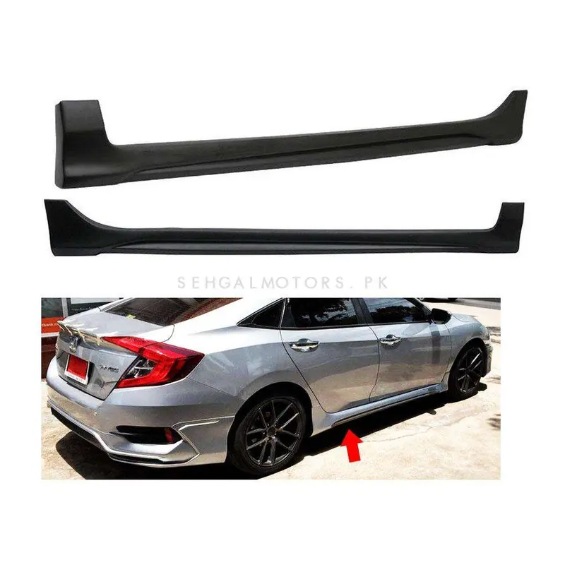 Honda Civic Oem Side Skirts 2016 - 2021 1