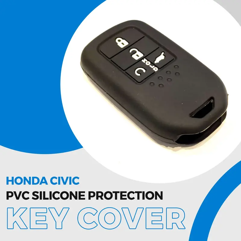 Honda Civic Pvc Silicone Key Cover 4 Button 2022 - 2026 1