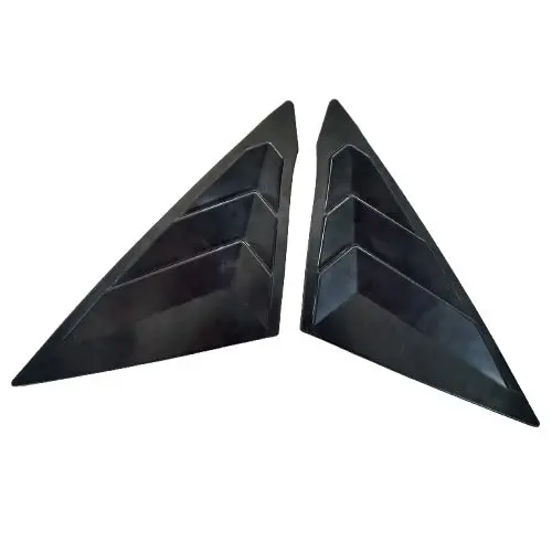 Honda Civic Quarter Glass Evo Rack Louver Vents Black 2022 - 2025 1