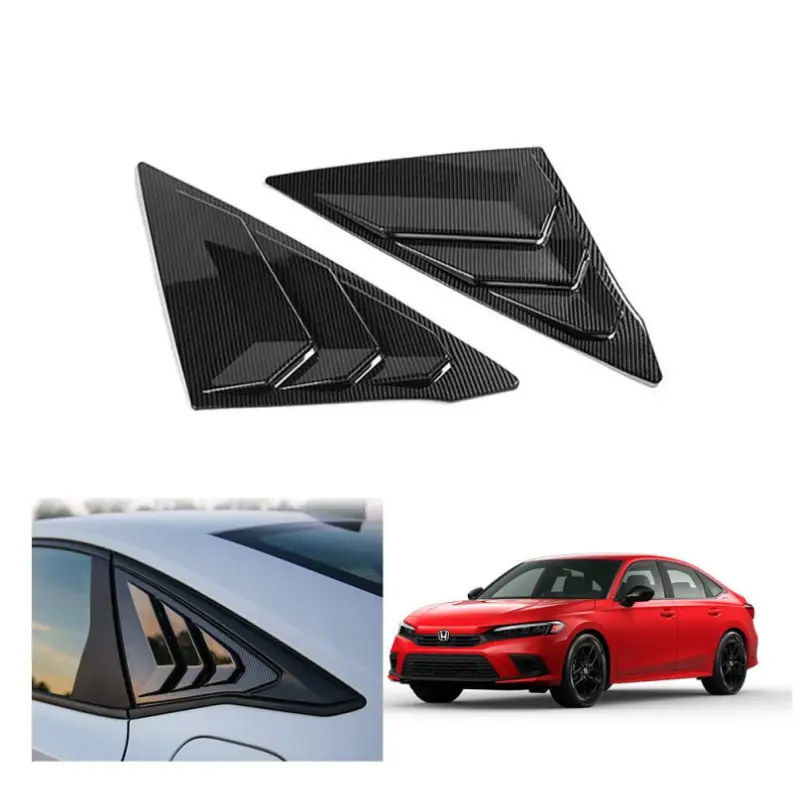 Honda Civic Quarter Louver Carbon Fiber Model 2022-2024 1