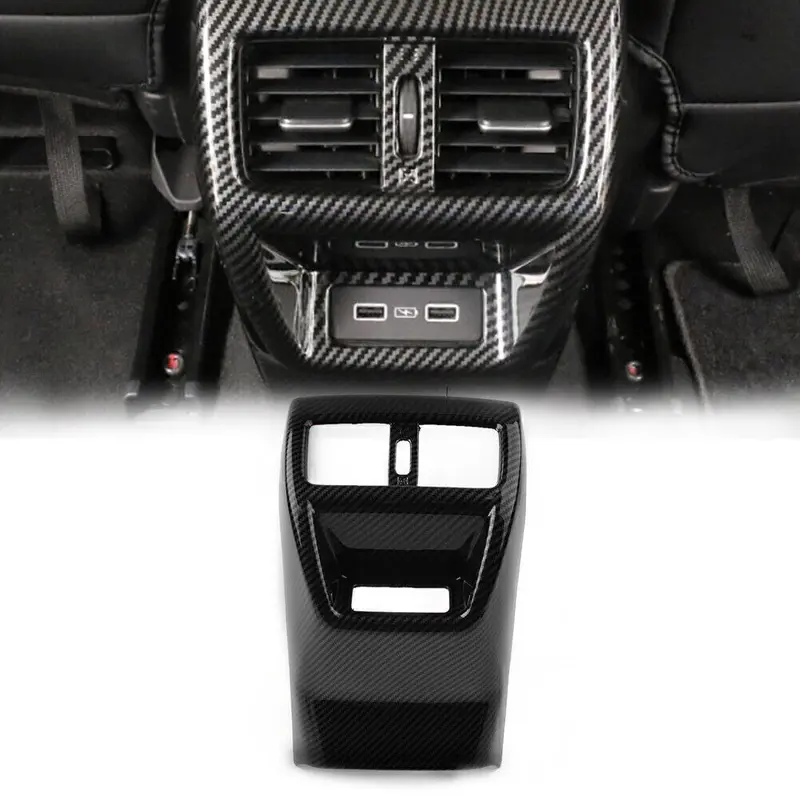 Honda Civic Rear Air Vent Carbon Fiber Trim Model 2022-24 1