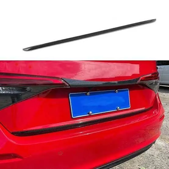 Honda Civic Rear Trunk Lower Moulding Carbon Fiber 2022 - 2025 1