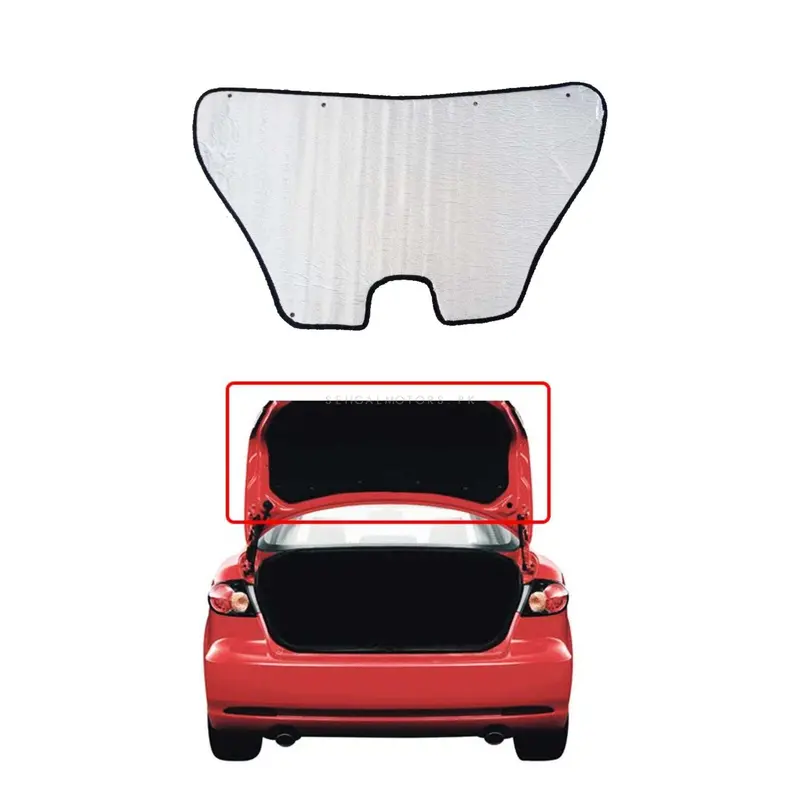 Honda Civic Rebirth 2D Aluminum Trunk Liner Cover 2012 - 2016 - Protector Lid Garnish Diggi Namda 2