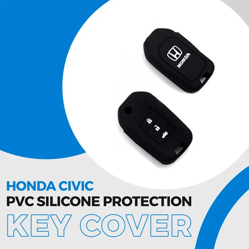 Honda Civic Rebirth Jack Knife Pvc Silicone Protection Key Cover 2013 - 2015 1