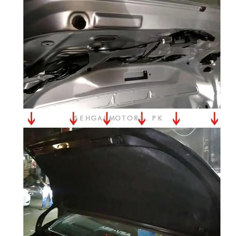 Honda Civic Reborn 2D Black Trunk Liner Cover 2006 - 2012 - Protector Lid Garnish Diggi Namda 2
