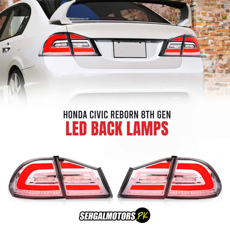 Honda Civic Reborn 8Th Gen Led Back Lamps 2006 - 2011 1