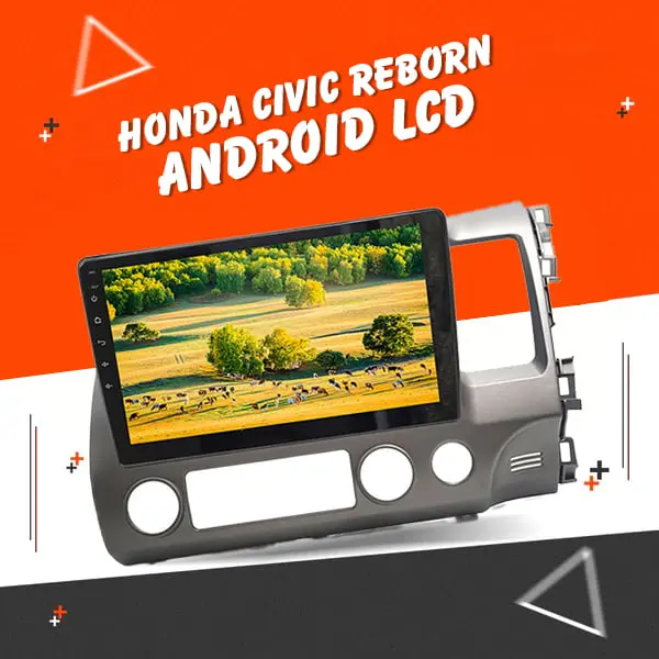 Honda Civic Reborn Android Lcd Grey 10 Inches 2006 - 2012 1