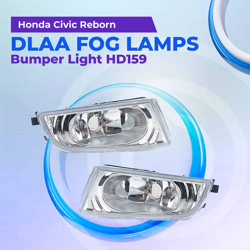 Honda Civic Reborn Dlaa Fog Lamps Bumper Light Hd159 2006 - 2012 1