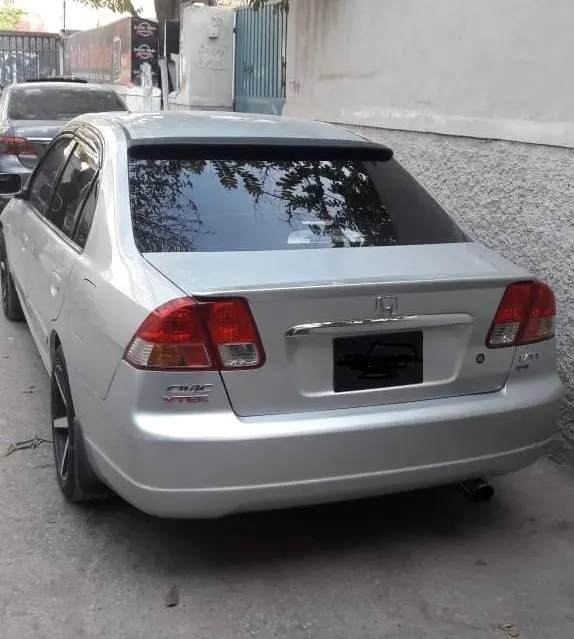 Honda Civic Roof Spoiler Unpainted (Pk) Model 2002-2004 1