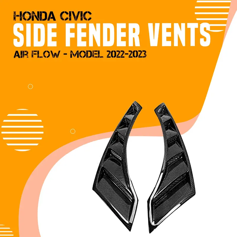 Honda Civic Side Fender Vents Air Flow 2022 - 2025 1