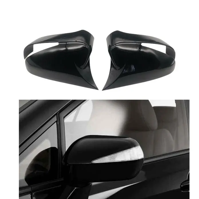Honda Civic Side Mirror Cover Glossy Black Batman Style 2006 - 2012 2