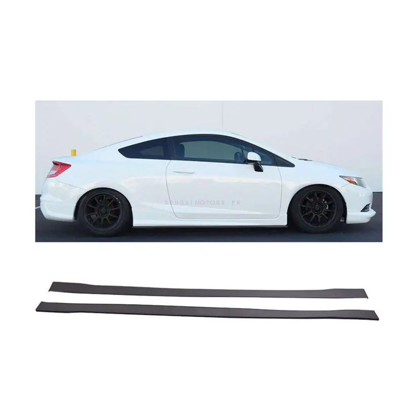 Honda Civic Side Sikirts Matte Black 2022 - 2025 1