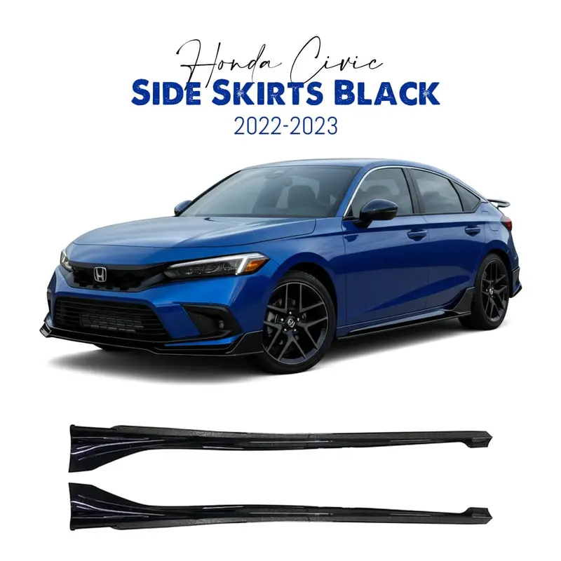 Honda Civic Side Skirts Black 2022 - 2025 1