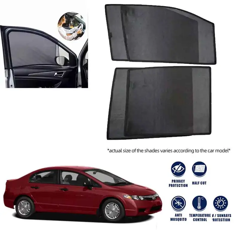 Honda Civic Side Sunshade Black Without Logo Model 2008-2012 1
