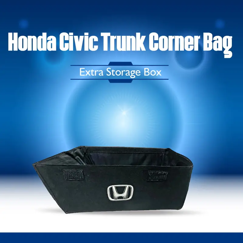 Honda Civic Trunk Corner Bag 2016 - 2021 - Extra Storage Box 1
