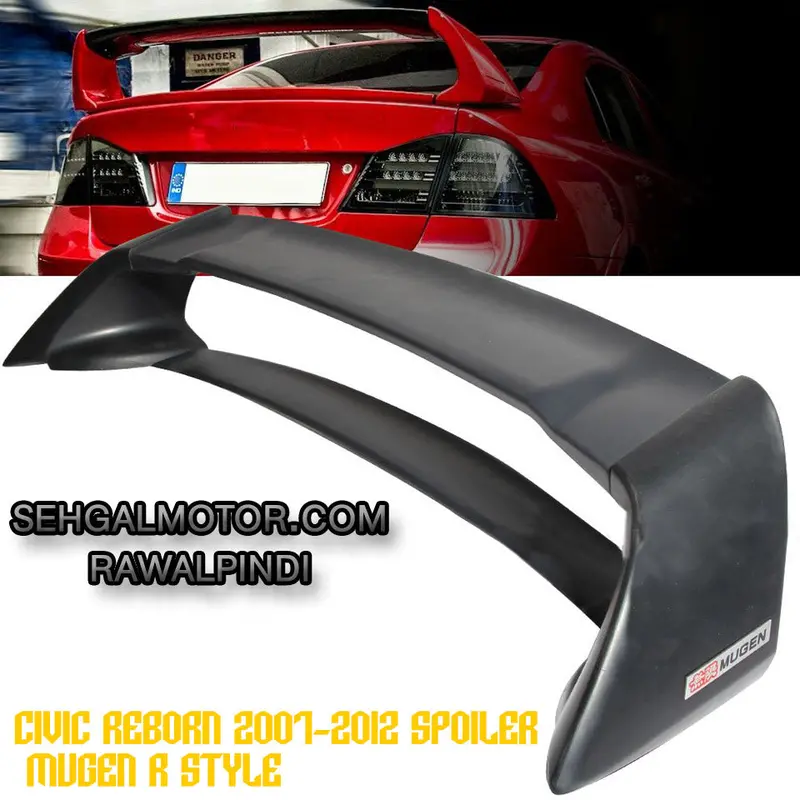 Honda Civic Trunk Spoiler Mugen Rr Style (Abs) Model 2006 - 2012 1
