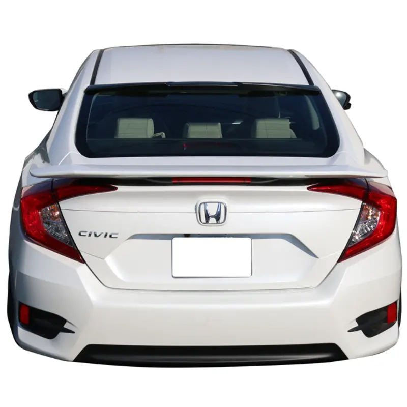 Honda Civic Trunk Spoiler Rs Style (With Led) Abs Model 2016-2021 1