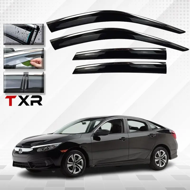 Honda Civic Txr Air Press/Sunvisor With Chrome Model 2017-2021 1