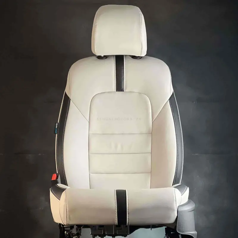 Honda Civic Type R Beige Black Seat Covers 2006 - 2012 2
