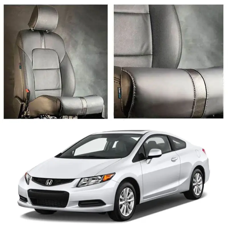 Honda Civic Type R Black Black Seat Covers 2006 - 2012 1