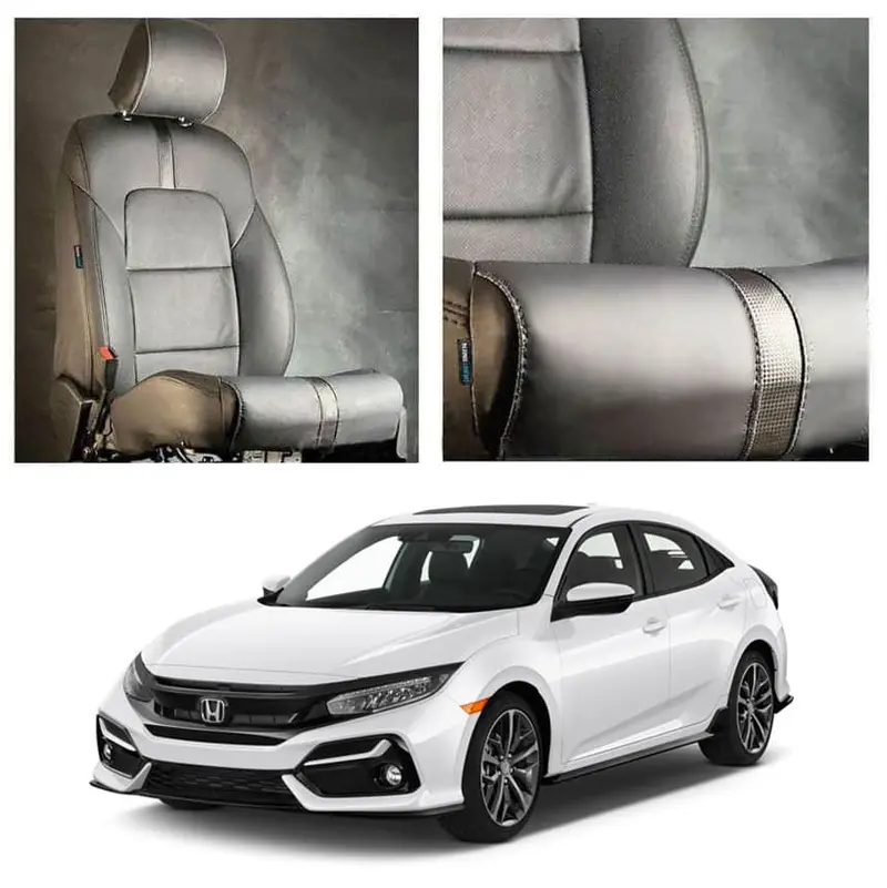 Honda Civic Type R Black Black Seat Covers 2016 - 2021 1