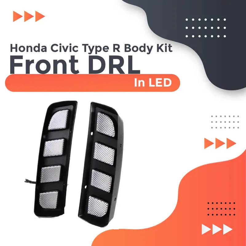 Honda Civic Type R Body Kit Front Drl In Led 1