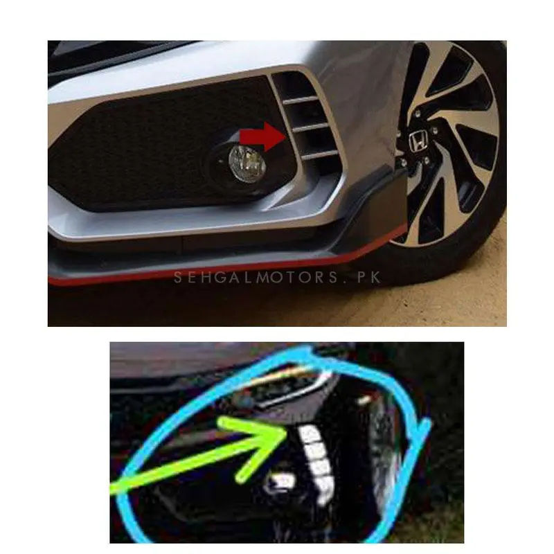 Honda Civic Type R Body Kit Front Drl In Led 2