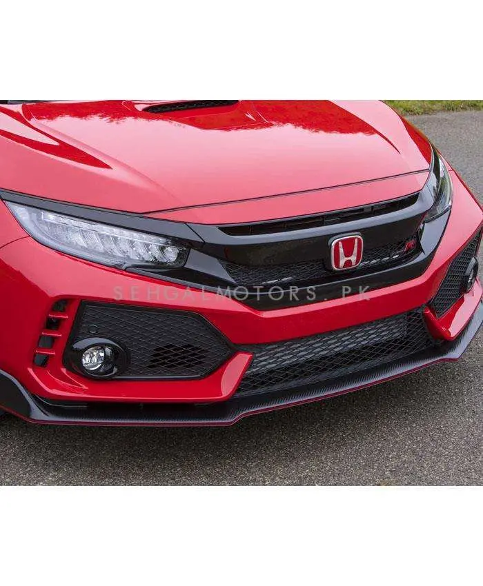 Honda Civic Type R Grille Black Without Logo 2016 - 2021 - Civic Grille 1