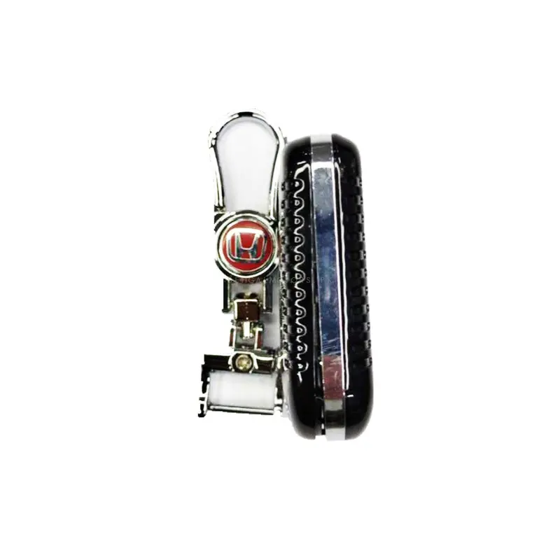 Honda Civic Type R Remote Key Shell Case Cover 3 Button Black 2016 - 2021 - With Chrome - Replacement Casing 2