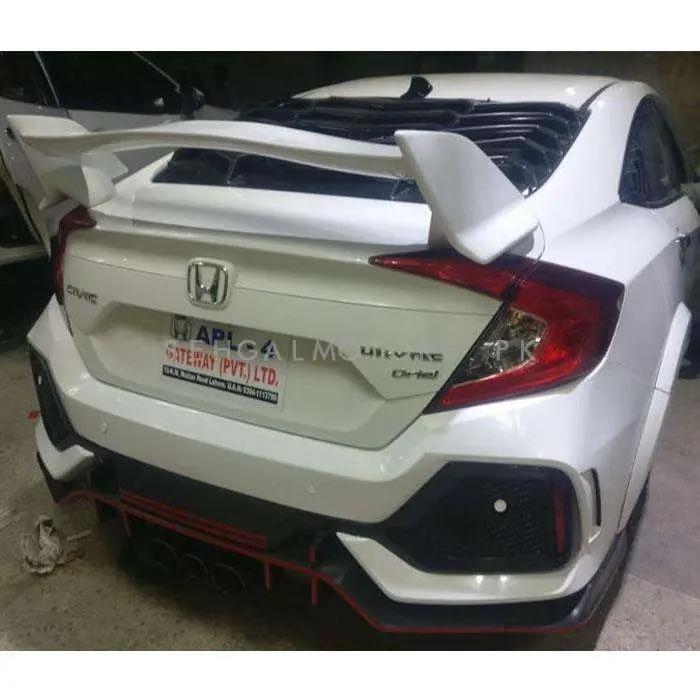 Honda Civic Type R Style Gt Trunk Wing Spoiler 2016 - 2021 - Hd-020 | Baggage Spoiler Decorative Cover 2