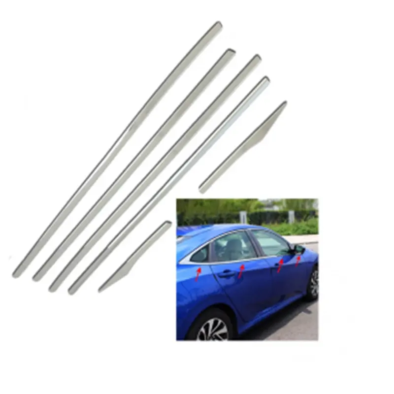 Honda Civic Weather Strip Chrome Model 2022-2024 1