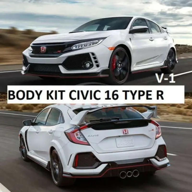 Honda Civic X Body Kit Type R Style Model 2016-2021 1