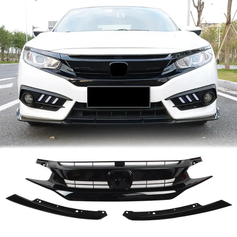 Honda Civic X Front Grill Turbo Style Model 2016-2021 1