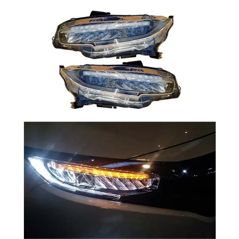 Honda Civic X Head Light Oem Style Model 2017-2021 1