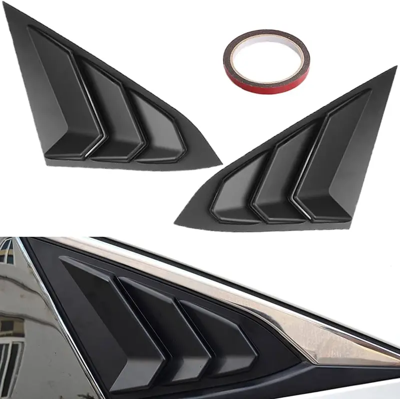 Honda Civic X Quarter Louver Black Model 2016-2021 1