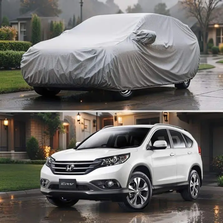 Honda Crv Maximus Non Woven Car Top Cover 2012 - 2017 - - Scratchproof And Waterproof - Without Belt 1