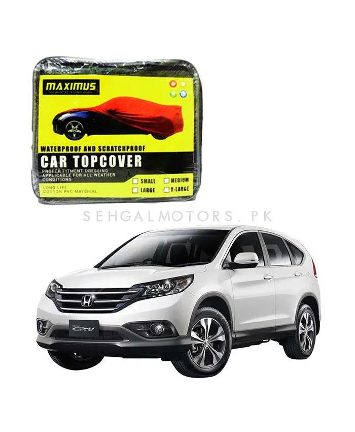 Honda Crv Maximus Non Woven Car Top Cover 2012 - 2017 - - Scratchproof And Waterproof - Without Belt 2