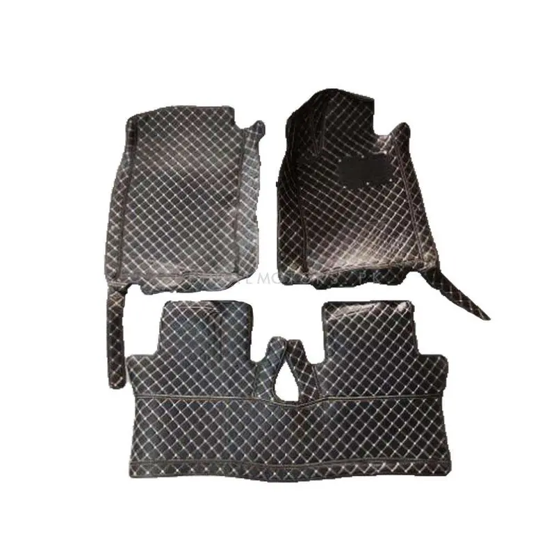 Honda Crz 7D Floor Mats - Black - 3 Pcs Set - Car Interior Mats 2