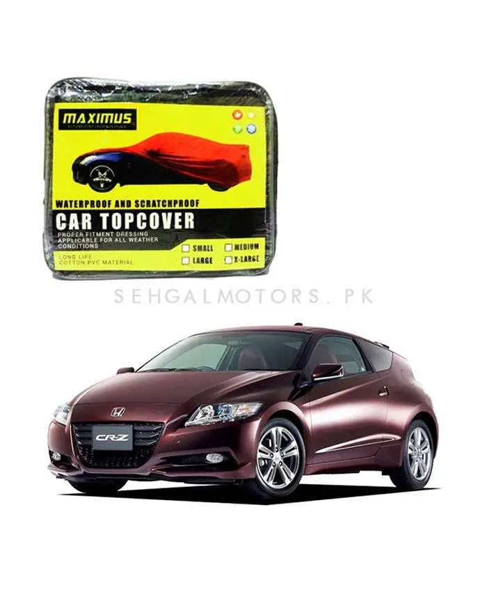 Honda Crz Maximus Non Woven Car Top Cover 2010 - 2018 - - Scratchproof And Waterproof - Without Belt 2