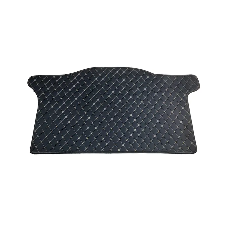 Honda Fit 7D Trunk Mat Mix Thread Black 2013-2018 - Cargo Boot Liner Diggi Protection Tray Cover 2