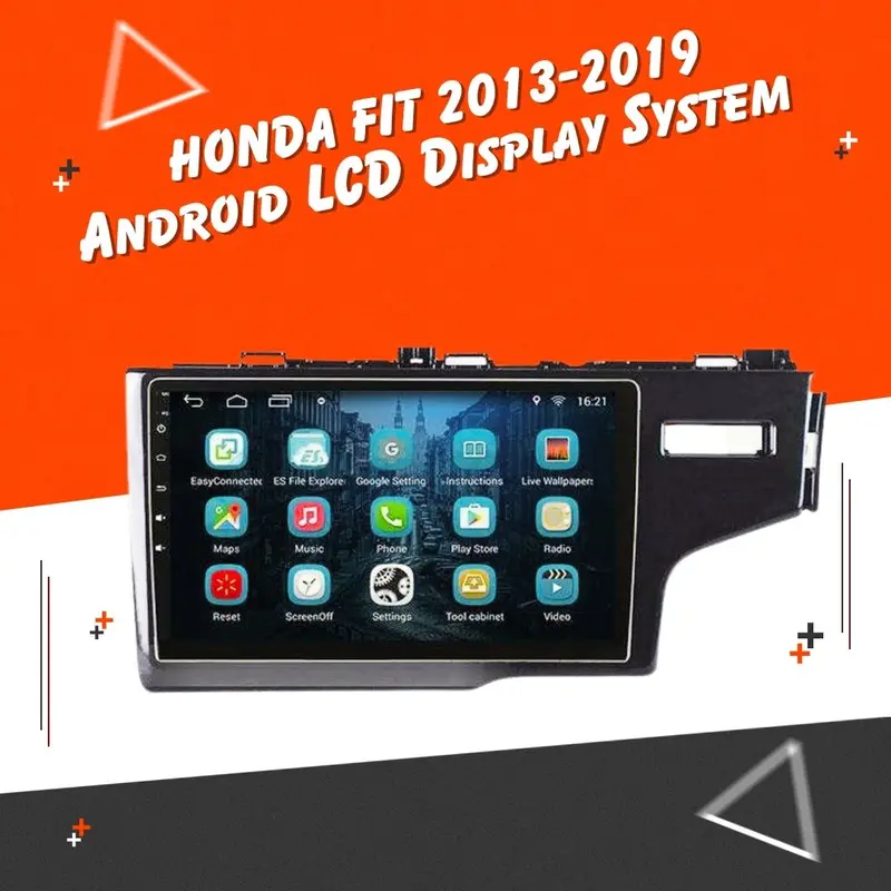 Honda Fit Android Lcd Black 9 Inches - Model 2013-2019 1