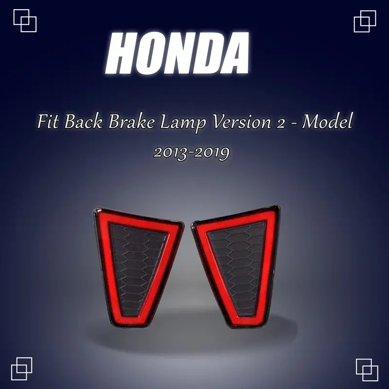 Honda Fit Back Bumper Third Brake Lamp Version 2 - Model 2013-2019 1